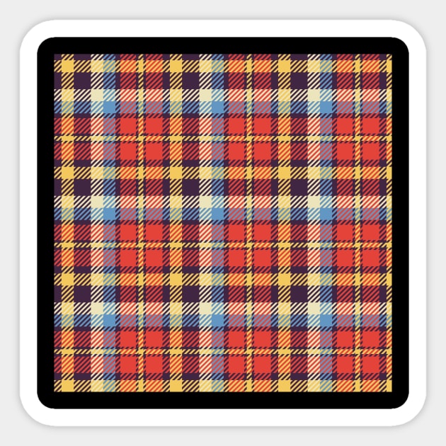 CLARK PLAID BUFFALO PLAID color plaid Sticker by flooky